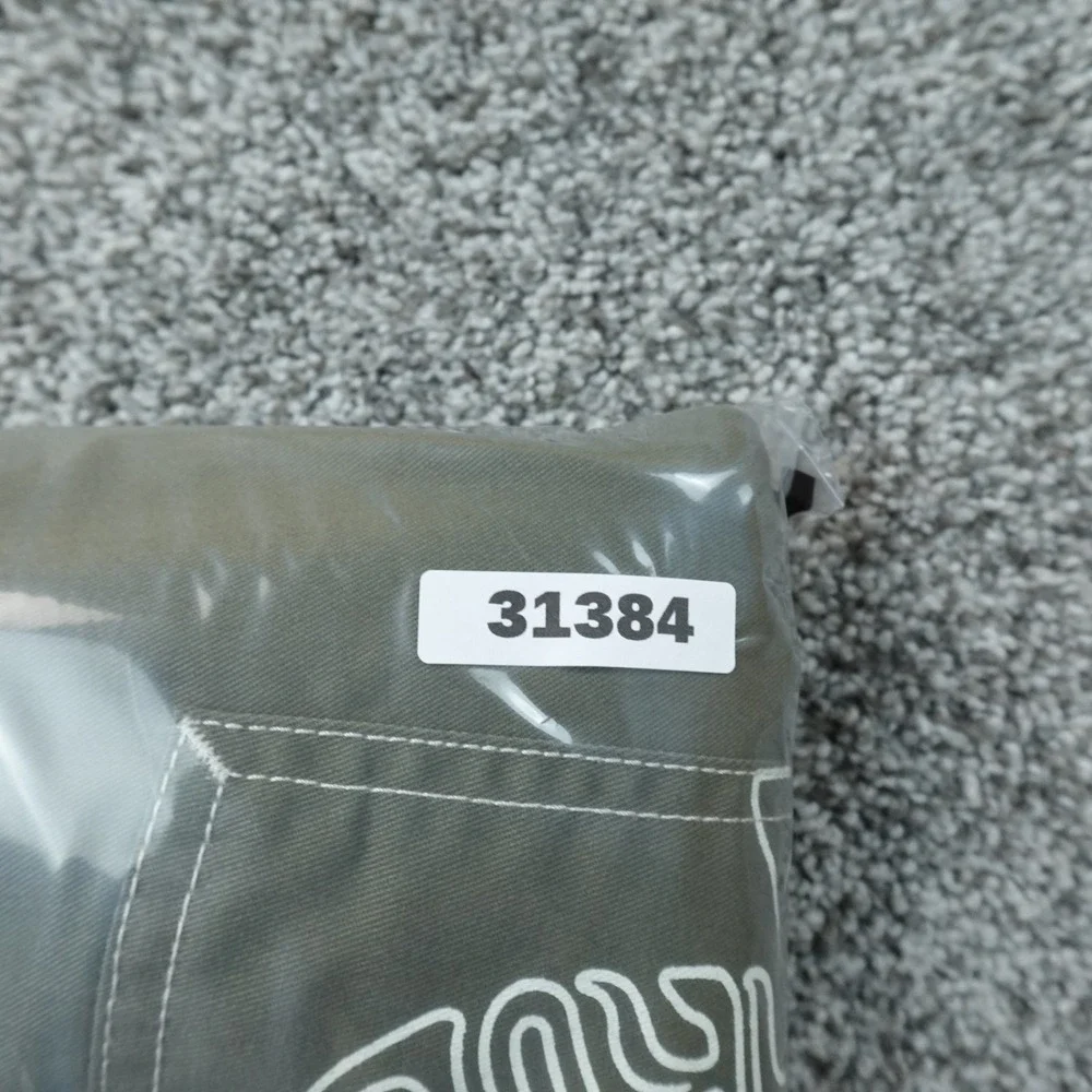 NEW True Religion Pants Mens 34X32 Green Cargo Baggy White Contrast Stitch Y2K
